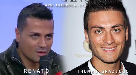 Somiglianza tra Renato e Thomas Grazioso