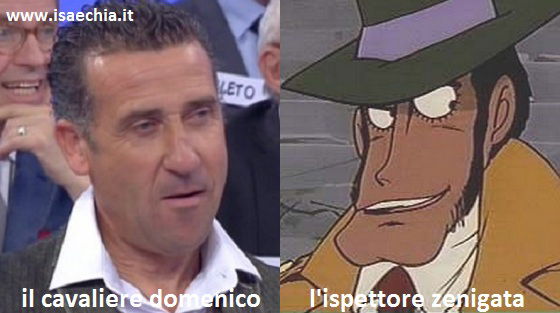 Somiglianza tra il cavaliere Domenico e l’ispettore Zenigata di ‘Lupin III’ preview