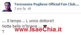 Teresanna Pugliese scrive nel suo fanclub e pubblica nuove foto.. preview