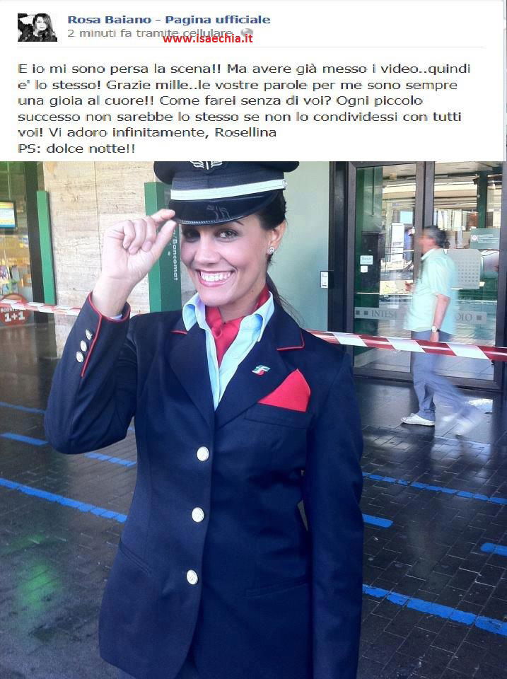 Rosa Baiano ieri nella fiction di Raiuno ‘Un medico in famiglia’: foto e video article-post