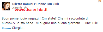 Diletta Pagliano pubblica su Facebook una foto con Giorgio Alfieri e scrive.. preview