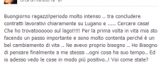Diletta Pagliano su Facebook: “Ho bisogno di pensare finalmente a me stessa, adesso vedo le cose in modo più positivo!”