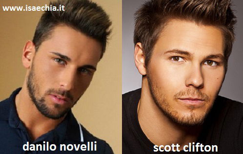 Somiglianza tra Danilo Novelli e Scott Clifton preview