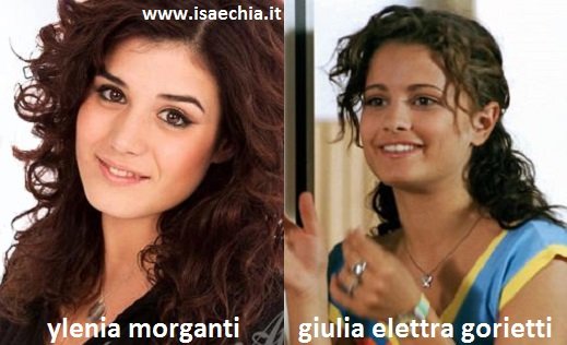 Somiglianza tra Ylenia Morganti e Giulia Elettra Gorietti