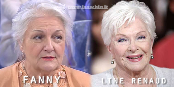 Somiglianza tra la dama Fanny e Line Renaud preview