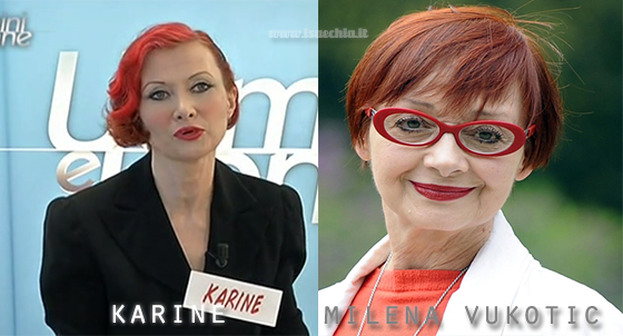 Somiglianza tra la dama Karine e Milena Vukotic