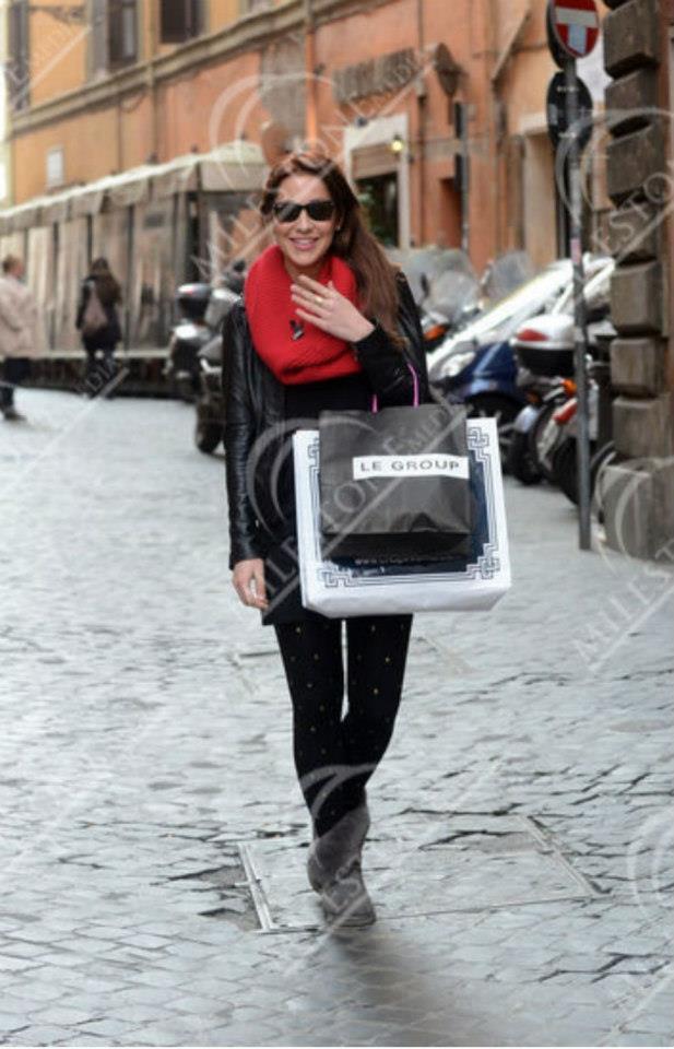 Teresanna Pugliese fa shopping a Roma: foto preview