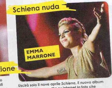 Valerio Scanu confessa la liposuzione / Emma Marrone: Schiena nuda preview