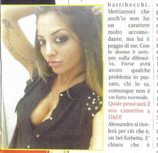 Floriana Messina: “Corteggiatrici non fatevi fregare: Alessandro Pess è sempre a caccia di donne!” article-post