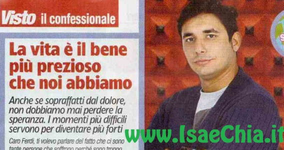 Il Confessionale di Ferdi Berisa: “La vita è il bene più prezioso che noi abbiamo” article-post