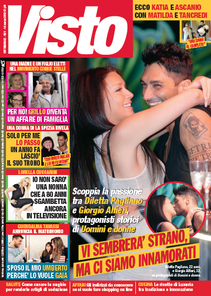Diletta Pagliano e Giorgio Alfieri sulla nuova copertina di ‘Visto’ preview