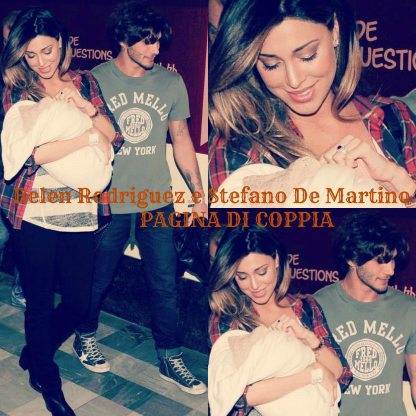 Belen Rodriguez, Stefano De Martino ed il piccolo Santiago: foto e video dell’uscita dall’ospedale preview
