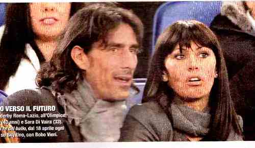 Marco Delvecchio e Sara Di Vaira: amore allo stadio avanzato preview