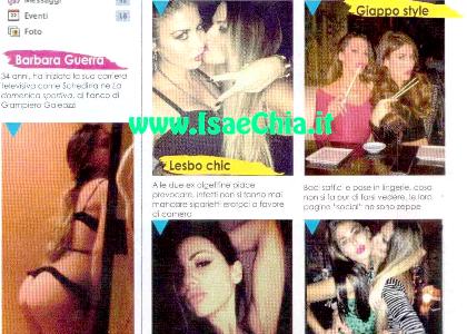 Vip Social: Barbara Guerra e Alessandra Sorcinelli “lesbo chic” article-post