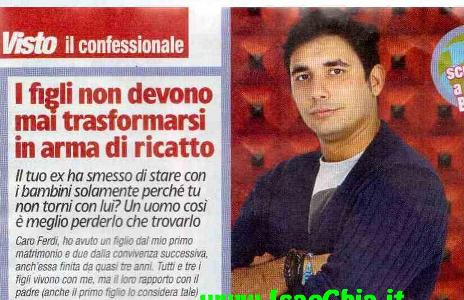 Il Confessionale di Ferdi Berisa: “Gli uomini corteggiano le donne che fuggono” article-post