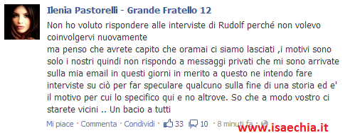 Ilenia Pastorelli e Rudolf Mernone si sono lasciati di nuovo? preview