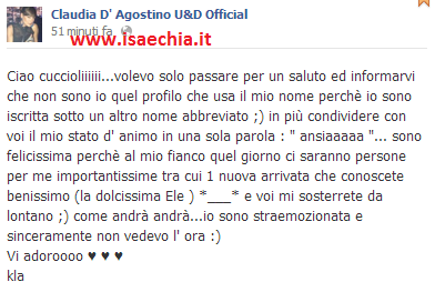 Lunedì si registra la scelta di Andrea Offredi. E le sue corteggiatrici scrivono.. preview