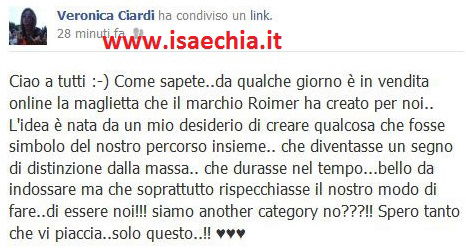 Le t-shirt ideate dai Vip: oltre a Cristian Gallella e Tara Gabrieletto, anche Giorgio Alfieri e Veronica Ciardi per il marchio ‘Roimer’ article-post