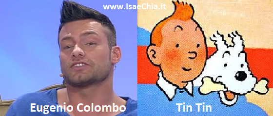 Somiglianza tra Eugenio Colombo e Tintin