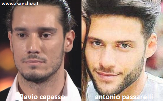 Somiglianza tra Flavio Capasso e Antonio Passarelli
