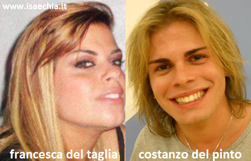 Somiglianza tra Francesca Del Taglia e Costanzo Del Pinto