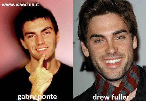 Somiglianza tra Gabry Ponte e Drew Fuller article-post