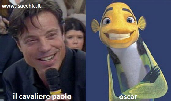 Somiglianza tra il cavaliere Paolo e Oscar di ‘Shark Tale’ preview