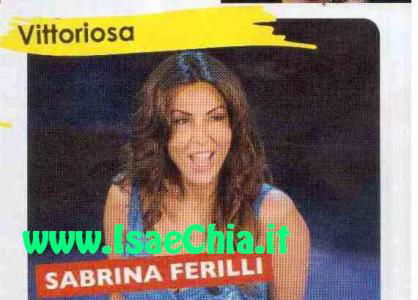 Sabrina Ferilli vittoriosa article-post