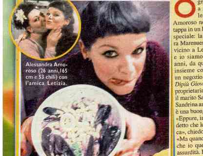 Una giornata con Alessandra Amoroso / I piatti preferiti della mia “Sandrina” article-post