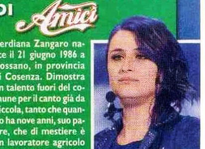 La scheda di Verdiana Zangaro preview