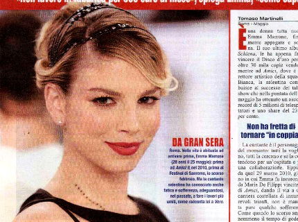 Emma Marrone: “Il successo me lo sono sudato, anche a forza di…lavare le scale nei condomini!” article-post