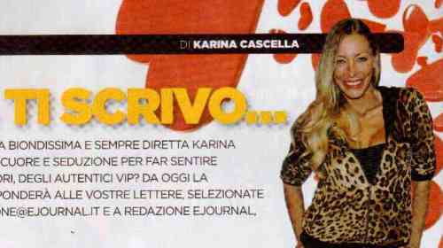 Karina Cascella ti scrivo… article-post