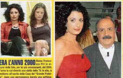 Francesca Piri: “Sono stata la prima stella del Grande Fratello, ma ora vivo con la pensione di mamma e papà”