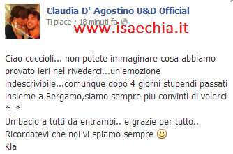 Andrea Offredi e Claudia D’Agostino: foto. E lei su Facebook scrive.. preview