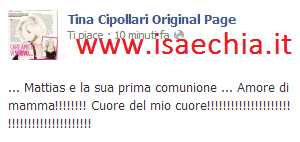 Tina Cipollari e Chicco Nalli alla comunione del figlio Mattias: foto article-post