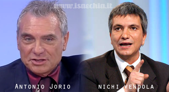 Somiglianza tra Antonio Jorio e Nichi Vendola
