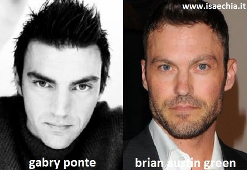 Somiglianza tra Gabry Ponte e Brian Austin Green