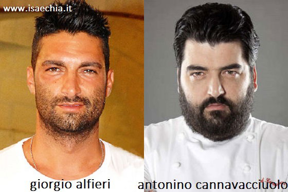 Somiglianza tra Giorgio Alfieri e Antonino Cannavacciuolo preview