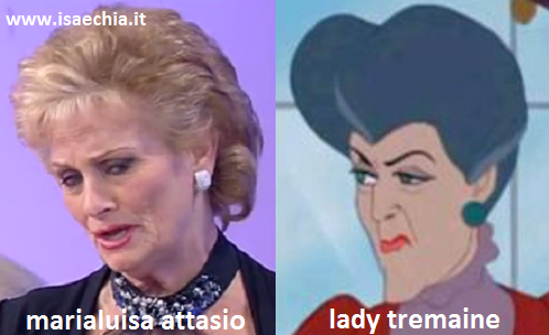 Somiglianza tra Marialuisa Attasio e Lady Tremaine preview