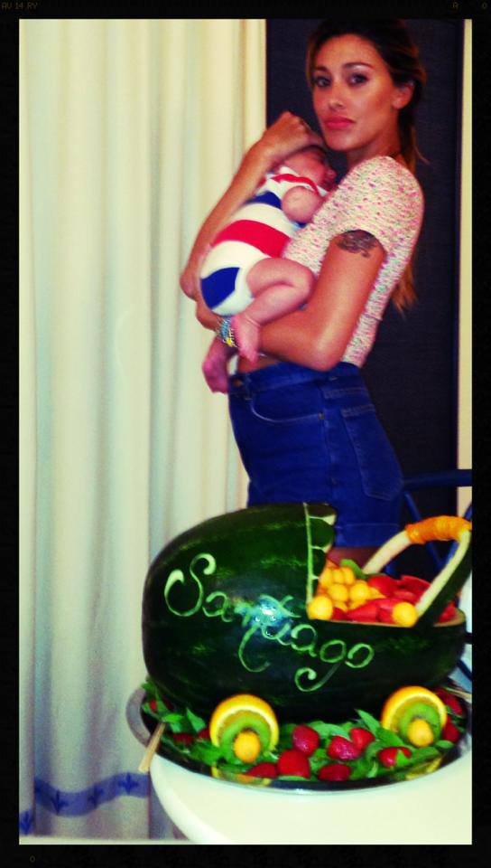 Belen Rodriguez, Stefano De Martino e Santiago