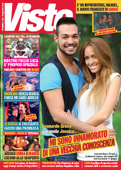 Leonardo Greco e Jessica Viggiano in copertina sul nuovo numero di ‘Visto’ preview