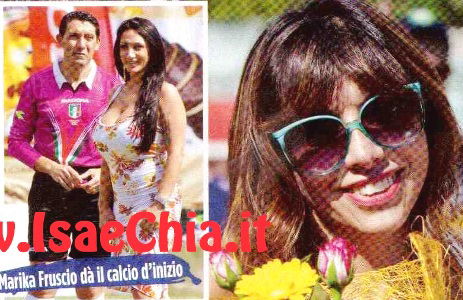 Parata di stelle e solidarietà, con Marika Fruscio che dà il calcio d’inizio! preview