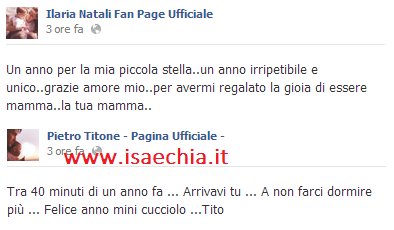 Camilla Titone compie un anno: gli auguri di papà Pietro e mamma Ilaria Natali article-post