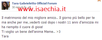 Tara Gabrieletto pubblica una nuova foto su Facebook e scrive.. preview