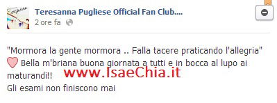 Teresanna Pugliese: nuove foto. E su Facebook scrive… preview