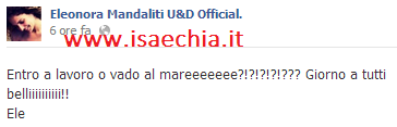 Eleonora Mandaliti: foto. E su Facebook scrive.. preview
