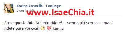 Karina Cascella pubblica su Facebook una foto col nuovo fidanzato Martin Evans e scrive… article-post