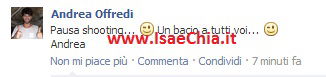 Andrea Offredi: nuova foto e messaggio su Facebook preview