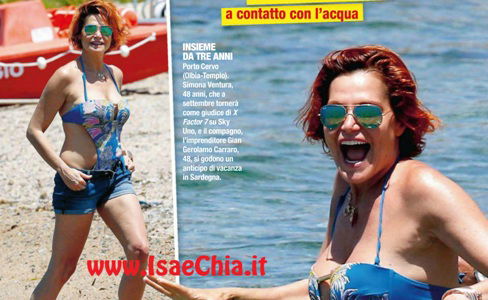 La calda estate di Simona Ventura la rossa preview