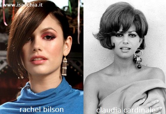 Somiglianza tra Rachel Bilson e Claudia Cardinale